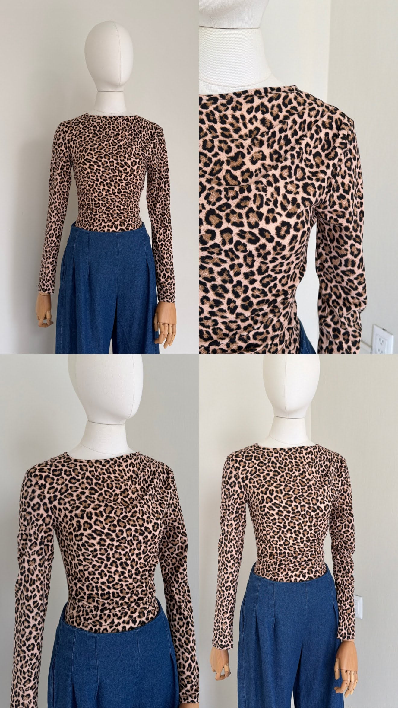 Blusa De Manga Larga Print