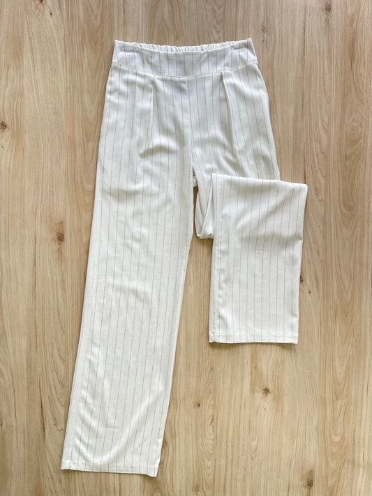 Pantalón Lino Rayado