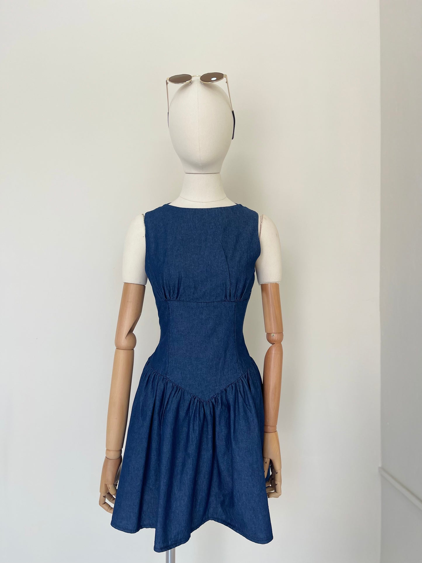Vestido De Mezclilla Plizado