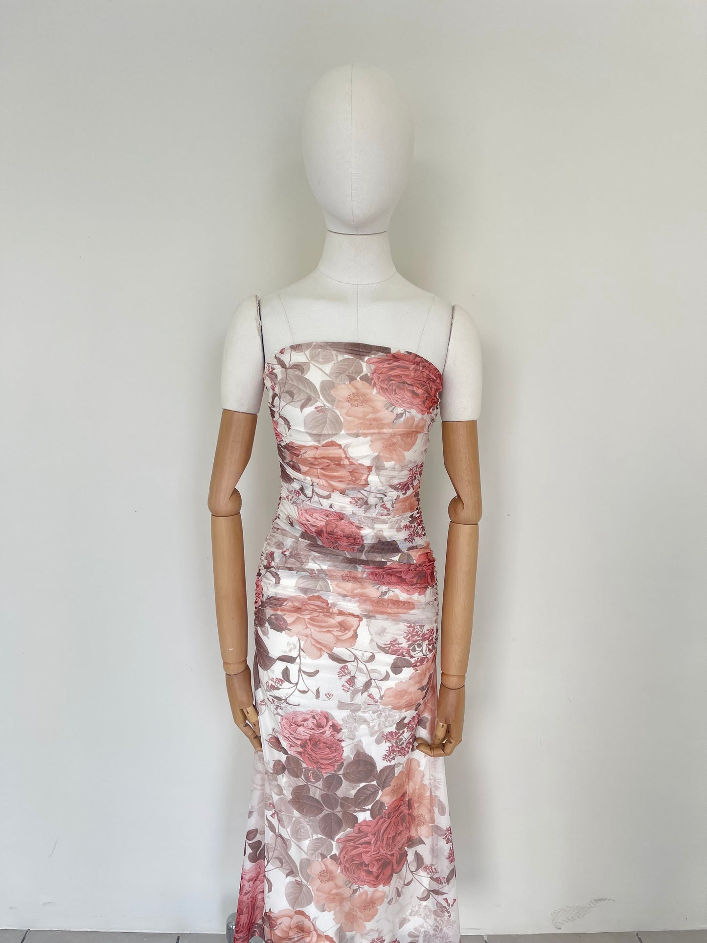 VESTIDO LARGO DE FLORES