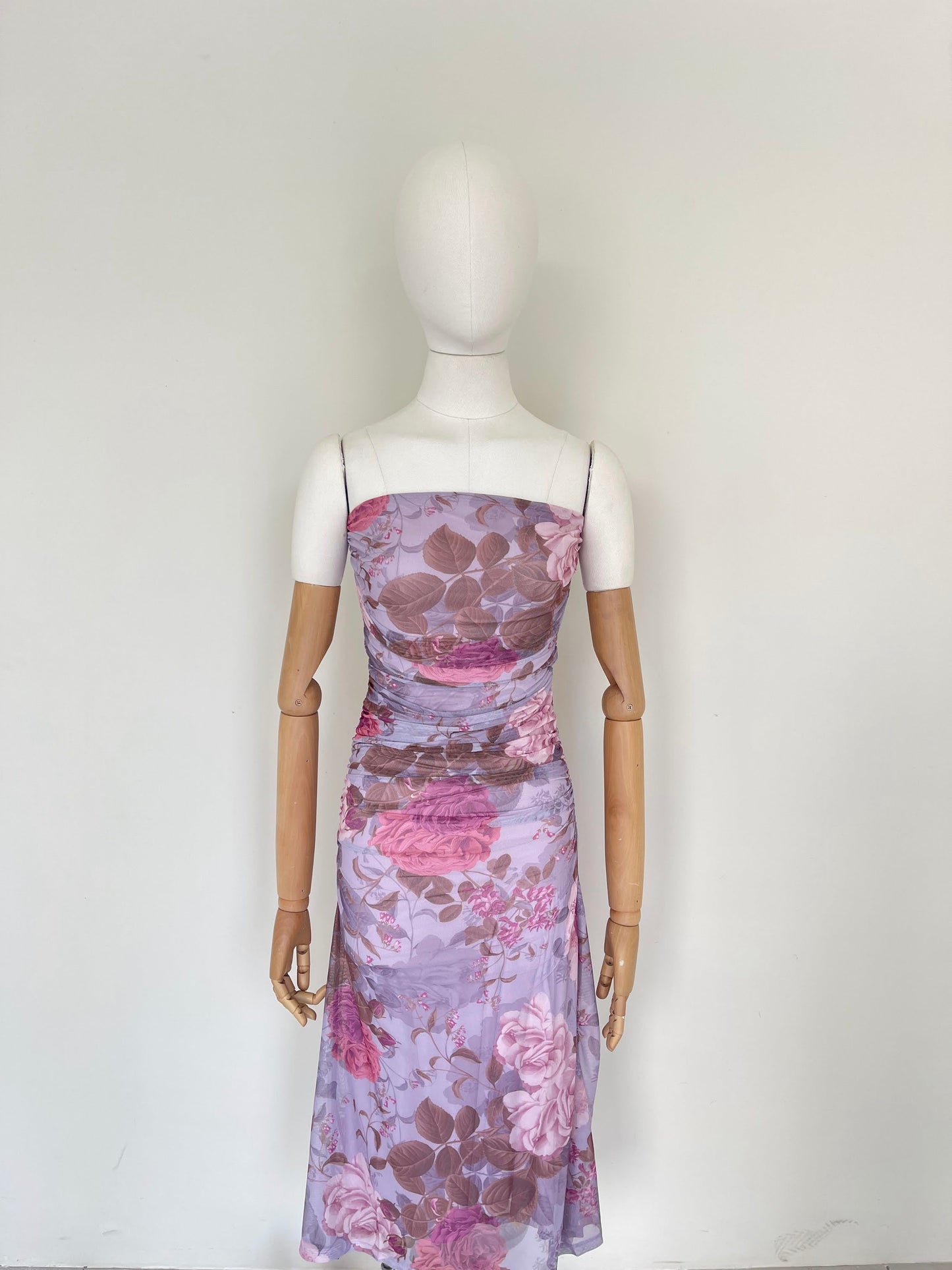 VESTIDO LARGO DE FLORES