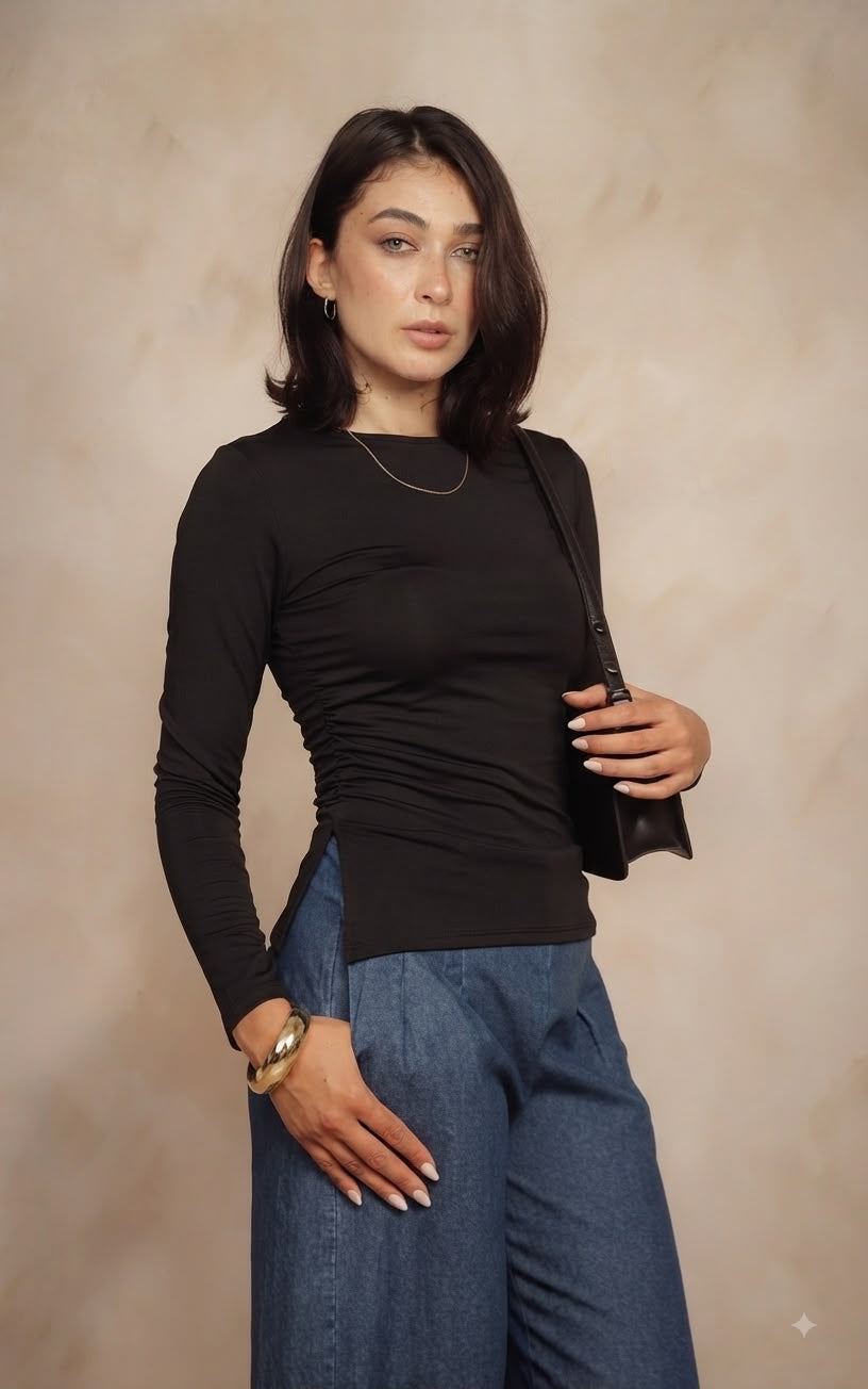 Blusa cali manga larga