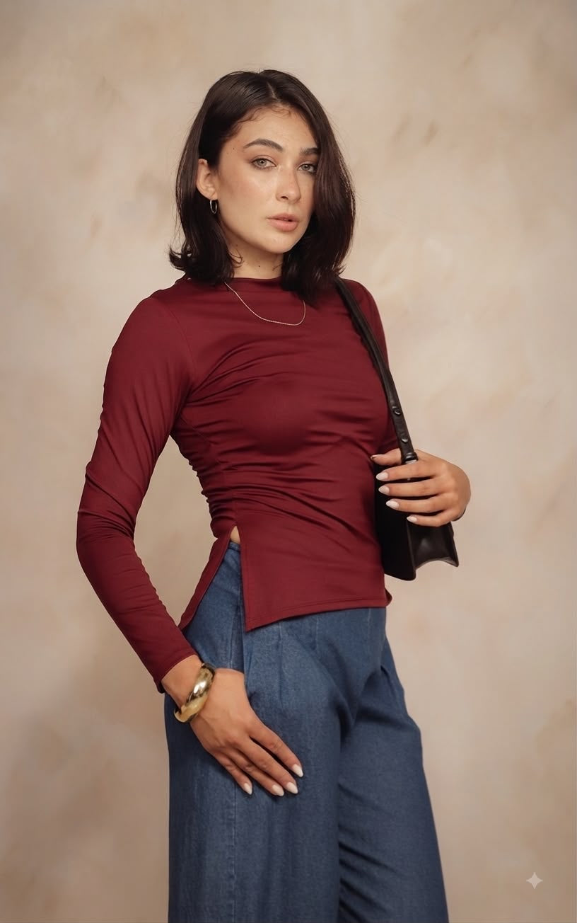 Blusa cali manga larga