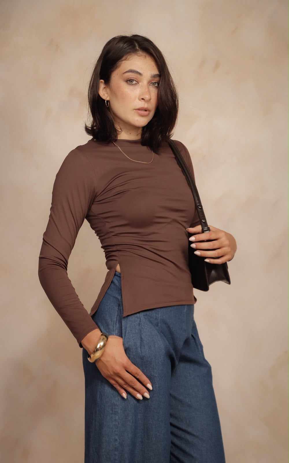 Blusa cali manga larga