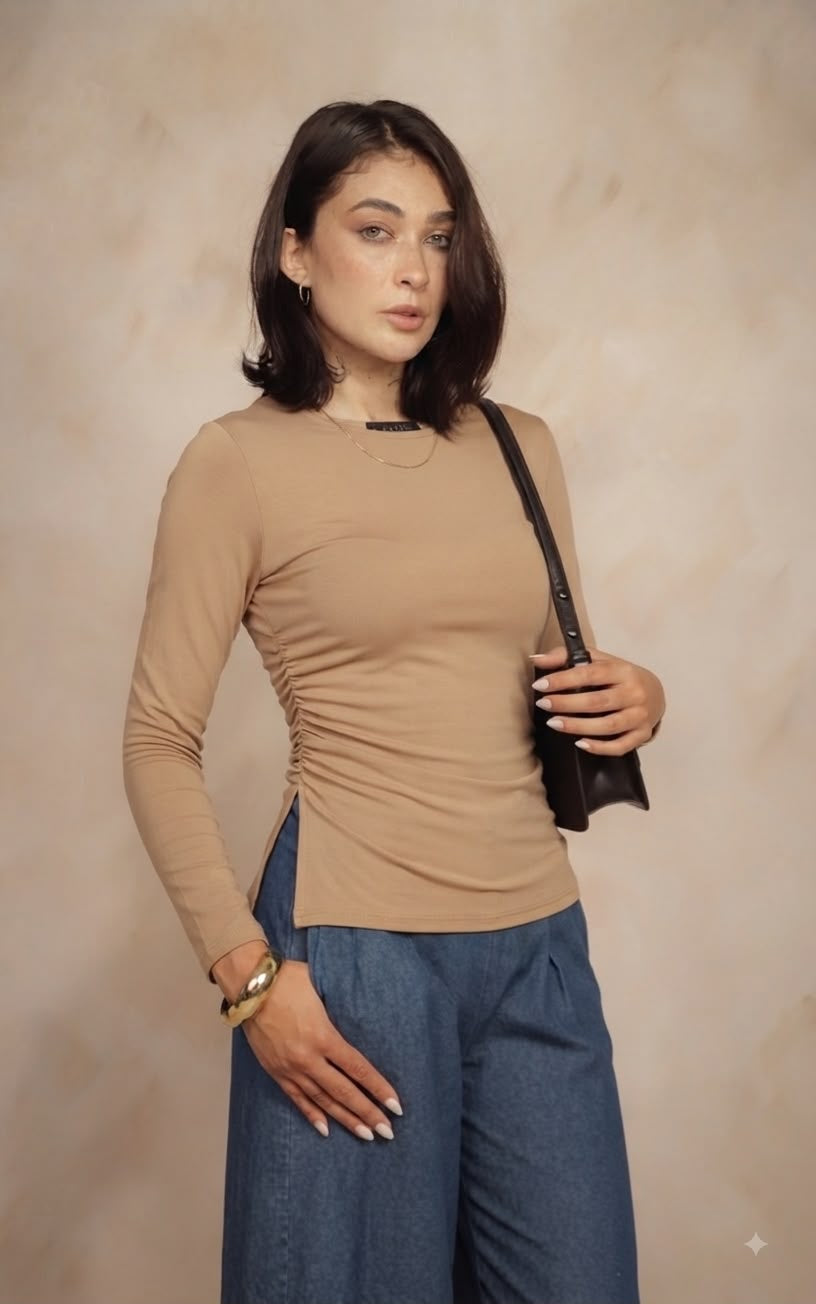 Blusa cali manga larga