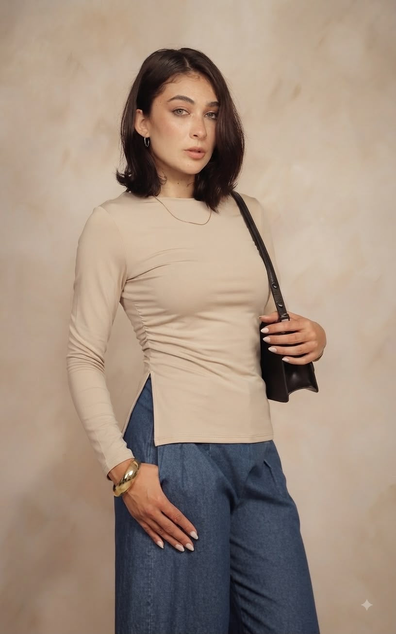 Blusa cali manga larga