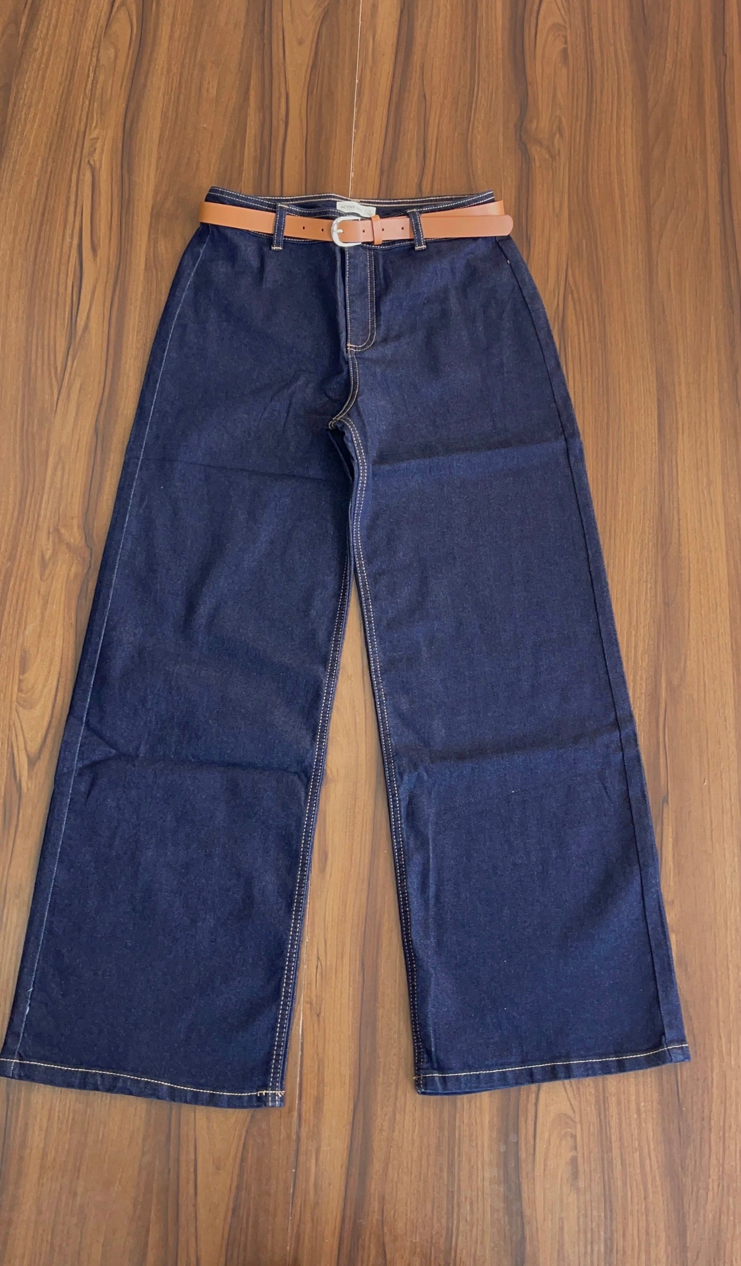 Pantalon de mezclilla recto